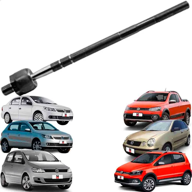 Braço Barra Axial Vw Crossfox Fox Gol Saveiro Polo Voyage...