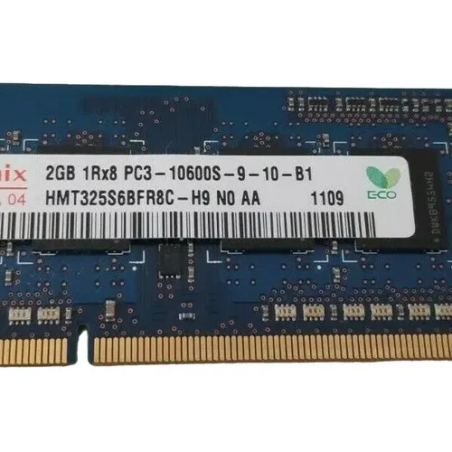 Memória RAM 2GB SODIMM DDR3 1.066GHz SK hynix Para Notebook