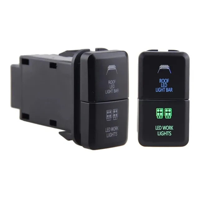 Interruptor Neblinero Doble Con Indicador Led Empotrado