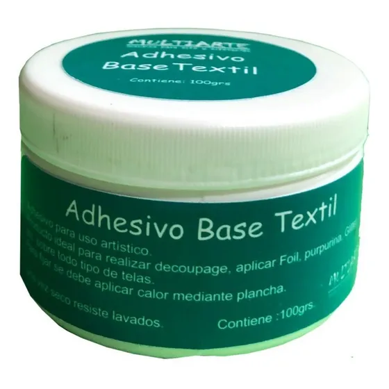 Adhesivo Base Textil Para Foil Y Glitter Multiarte 100grs