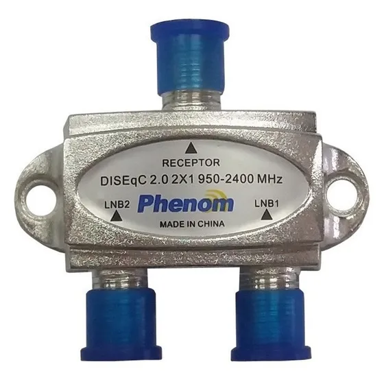 Chave Diseqc 2x1 2.0 Phenom