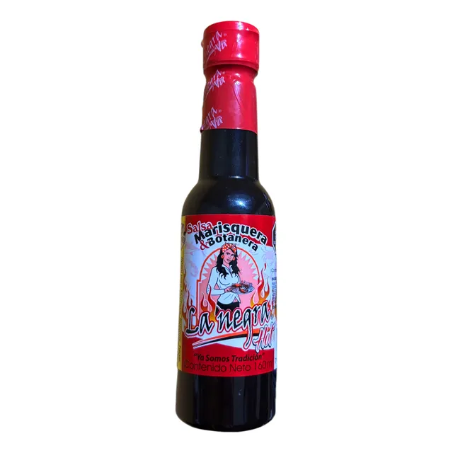 Salsa La Negra Hot Marisquera Y Botanera Sinaloense 160ml