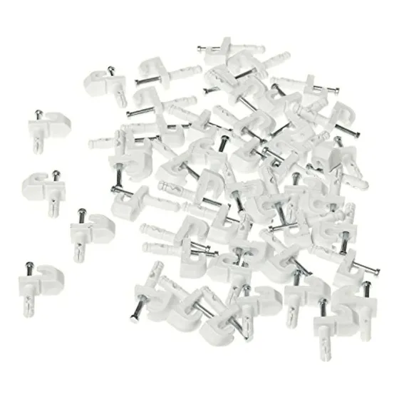Closetmaid 1770 Juego De 48 Clips De Pared Para Yeso, Color
