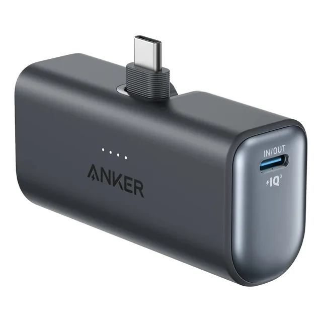 Cargador Portátil Power Bank | Anker Nano | Capacidad 5.000mah | Potencia De 22.5w | iPhone 16 15 14 13 12 Pro Max Plus | Galaxy S24 S23 S22 S21 A55 A54 Ultra Plus