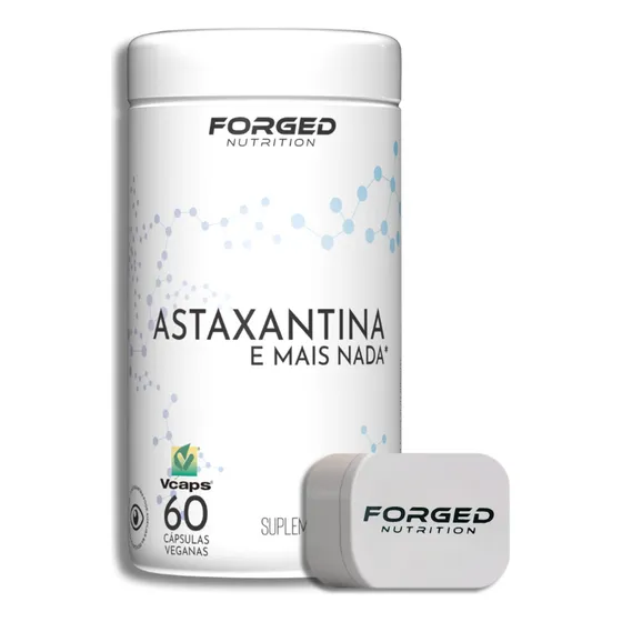 Astaxantina 6mg Alta Concentração 60 Vcaps Forged Nutrition Sabor Sem sabor