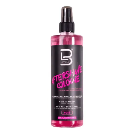 Aftershave Level 3 Barber Cologne Rose Aroma Dulce 400ml