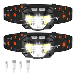 2 Faros Led Recargables Por Usb Con Sensores 2 Faros Led Recargables Por Usb Con Sensores