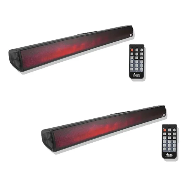 Barras De Sonido Bluetooth Usb/micro Sd Y Recargable 2 Pack