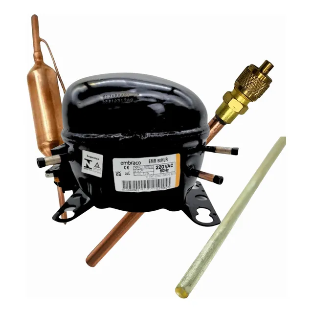 Compressor Embraco 1/4 220v Em2u R134a Original + Kit Solda