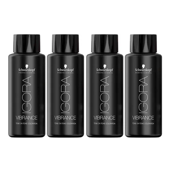 Combo 4 Tinturas En Gel Igora Vibrance Schwarzkopf X60ml 