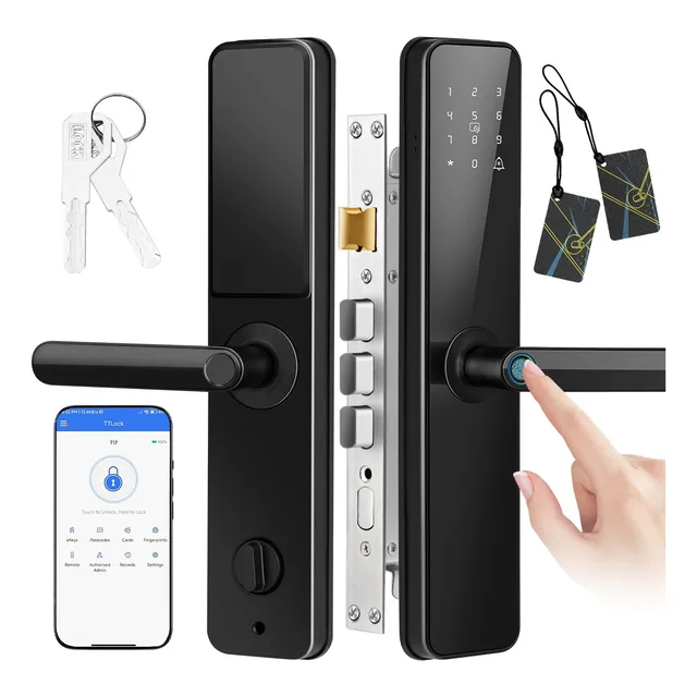 Cerradura Electrónica Inteligente Huella Bluetooth 5 Modos
