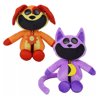 Boneca Brinquedo Smiling Critters, 2unidades,catnap E Dogday Boneca Brinquedo Smiling Critters, 2unidades,catnap E Dogday