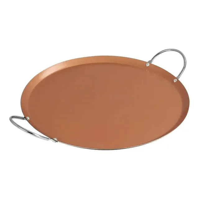 Plancha Oster Stonefire 36 Cm Cobre Y Negro