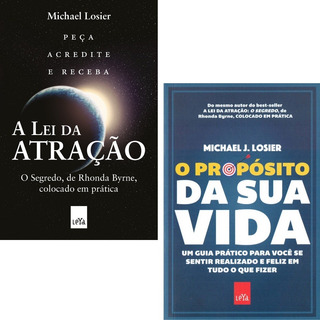 Kit Com 2 Livros: Lei Da Atração + O Propósito Da Sua Vida, De Michael J. Losier Kit Com 2 Livros: Lei Da Atração + O Propósito Da Sua Vida, De Michael J. Losier