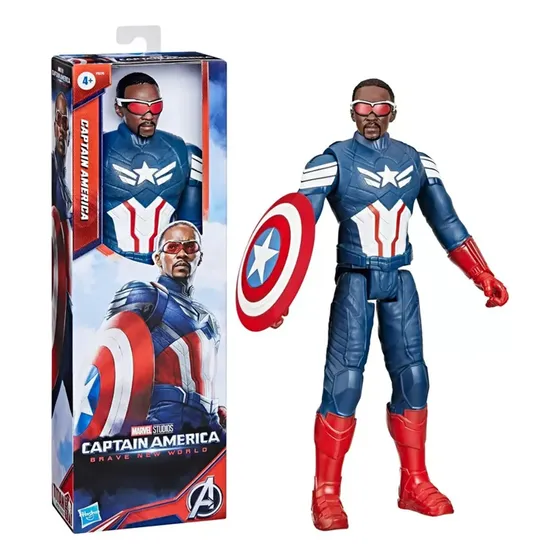 Muñeco Figura Capitan America Marvel Hasbro 30cm Infantil