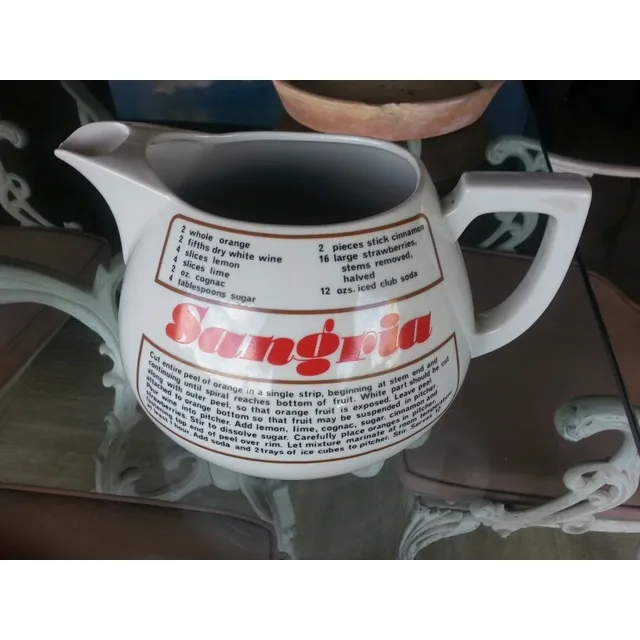 Jarra En Cerámica Para Sangria