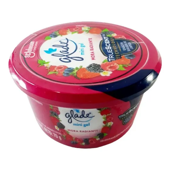 Ambientador Glade Gel 70gr Lavanda, Lima, Mora Autos Y Hogar