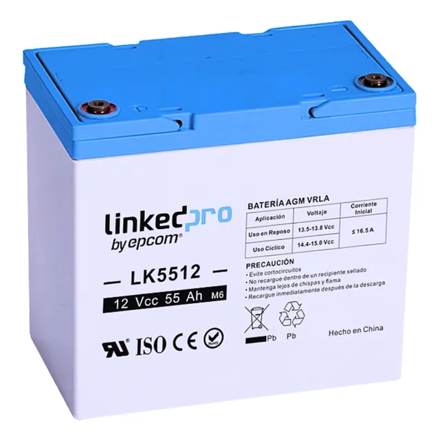 Batería Pila Recargable 12v 55ah Ups Silla De Ruedas