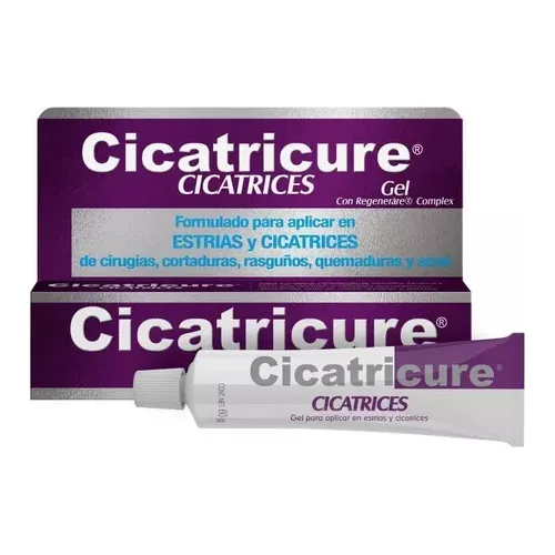 Cicatricure Gel Cicatrizante, Cicatrices 60g Acné, Estrías..