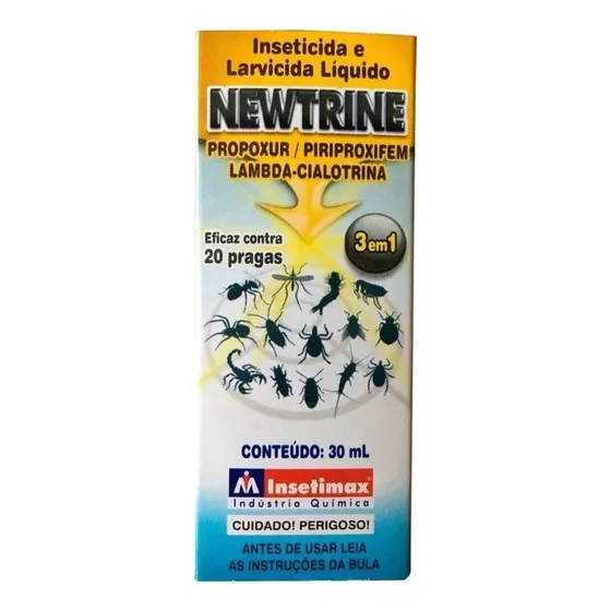 Newtrine 30ml Contra Escorpião Barata Pulga Mosca Aranha