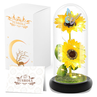 Regalos Para Ella Girasol Flores Eternas Artificiale Con Luz Regalos Para Ella Girasol Flores Eternas Artificiale Con Luz