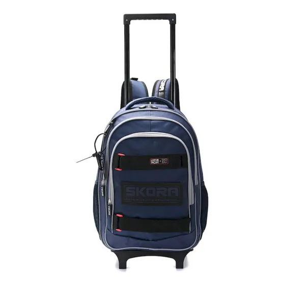 Mochila Carro Skora Cromatica Infantil 18pulgadas Escolar Un