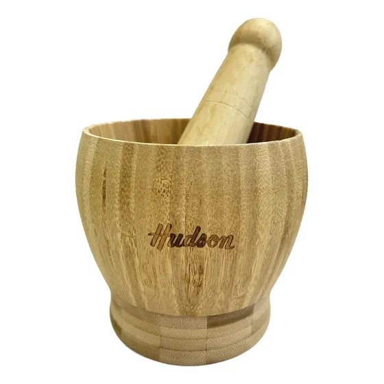 Mortero De Bambú Linea Cocina Hudson