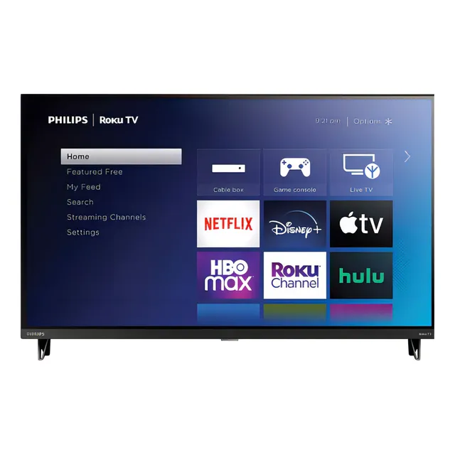 pantalla Smart Tv 32 Pulgadas Phillips Pantalla Led Hd Roku Tv 720p 32pfl6452/7 - Excelente (Reacondicionado)