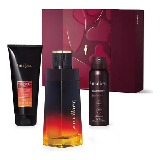 Kit Presente Dia Dos Namorados Malbec X (3 Itens)