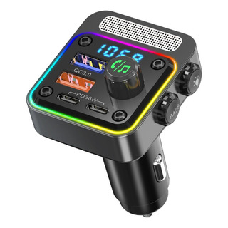 Asistente De Voz Bluetooth Y Transmisor Qc3.0 Pd Fm Para Coc Asistente De Voz Bluetooth Y Transmisor Qc3.0 Pd Fm Para Coc