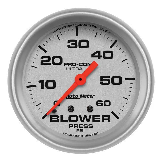 Reloj Presion De Turbo 60psi Blower Autometer Original
