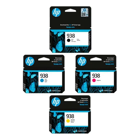 Kit De 4 Cartuchos Hp 938 Para Hp Officejet 9730