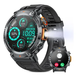 RelĂłgio Inteligente Masculina Smartwatch Esporte Militar Luz RelĂłgio Inteligente Masculina Smartwatch Esporte Militar Luz