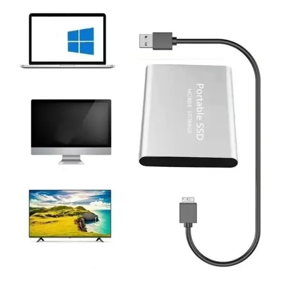 Ssd Portátil 1tb Resistente Para Largas Jornadas