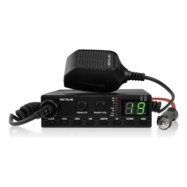 Radio Cb Móvil Am Fm Modo Dual Para Camiones Retevis Mb2