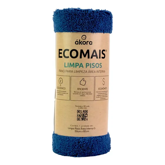 Pano De Limpeza P/pisos Ecomais Grande 50cmx80cm Interna