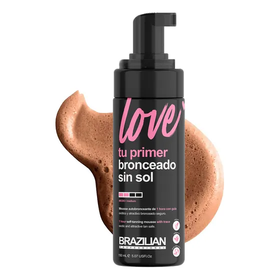 Autobronceante Sin Sol Brazilian Professional 150ml Bronceado Natural Con Guía de Color