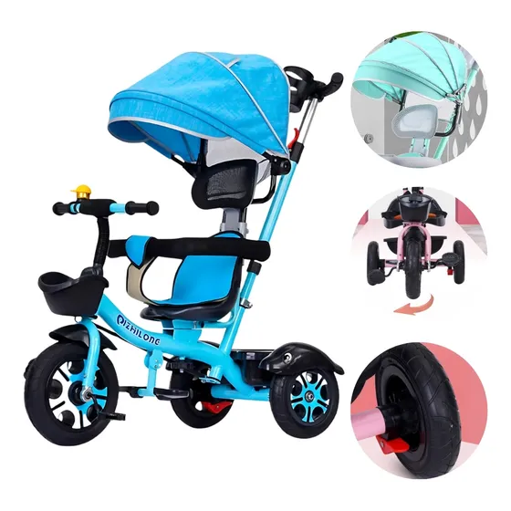 Triciclo Coche De Paseo Para Bebés Excelente Calidad