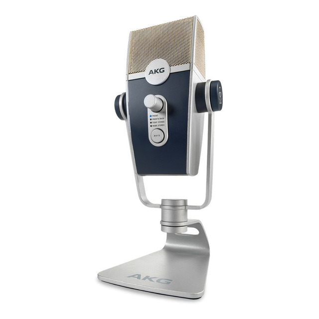 Microfone Akg Lyra C-44 Usb Ultra Hd Condensador Multmode Microfone Akg Lyra C-44 Usb Ultra Hd Condensador Multmode