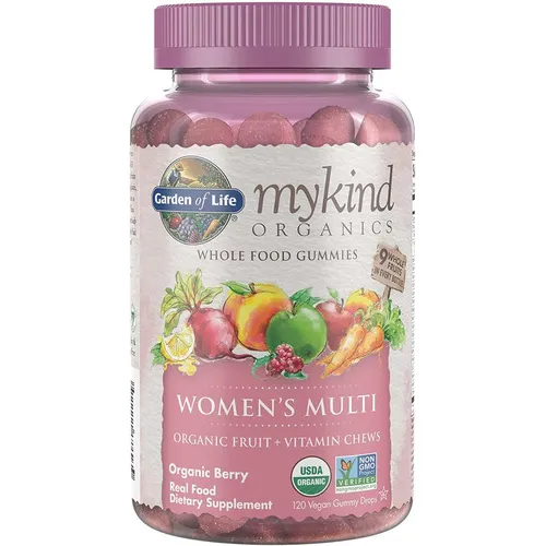  Multivitaminico Organico 120 Gomitas Garden Mujer Eg J05 Sabor Organic Berry