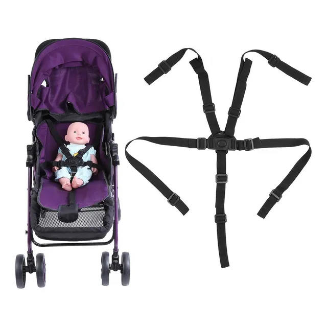 Cinturones Deasiento De Bebe Seguridad Retractil 5 Puntas 