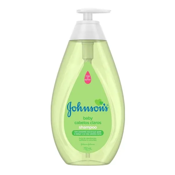 Shampoo Para Cabelos Claros 750ml Johnson's Baby