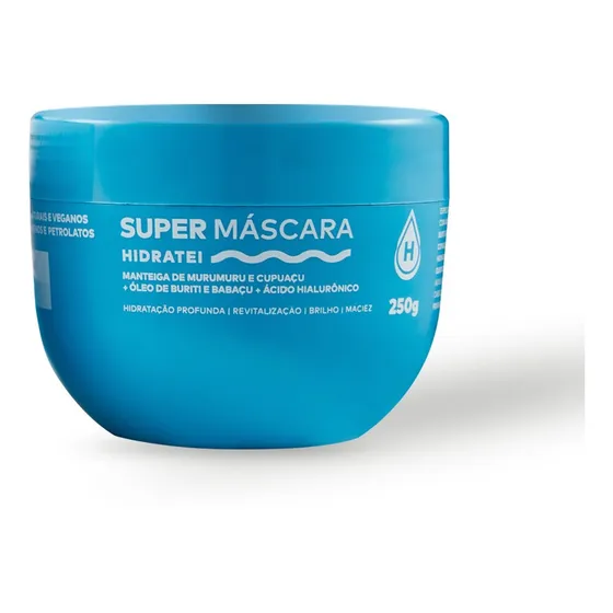 Nutrição Capilar: Super Máscara Hidratei - Ácido Hialurônico