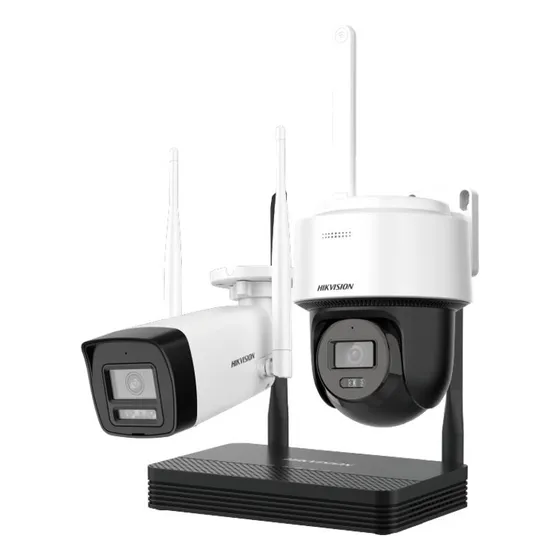 Kit Hikvision Easy Link Wi-fi Kit Nvs + 2 Camaras 4mp