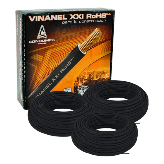 Pack Con 3 Rollos De 100 Mts C/u Cal. 14 Condumex