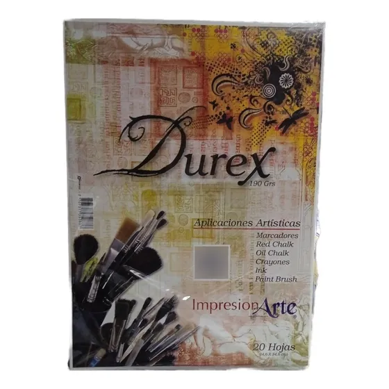 Cartulina Durex 1/8 * 20h 180 Gr