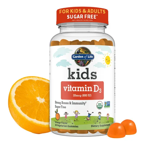 Jardín De La Vida Niños Vitamina Orgánica D3 Gummies Dl82d