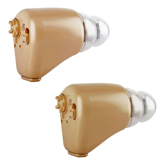 2 X Audifono Recargable Amplificador Sonido Sordera Sordo