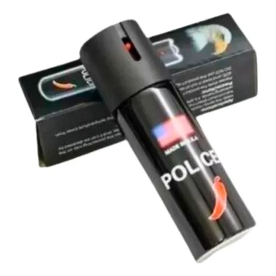 Gas Pimienta X2 60ml Aerosol Ideal Defensa Personal Bolsillo Police