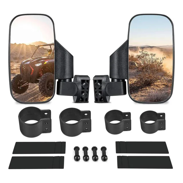 Espejos Laterales Universales Utv Para Polaris Rzr Kawasaki